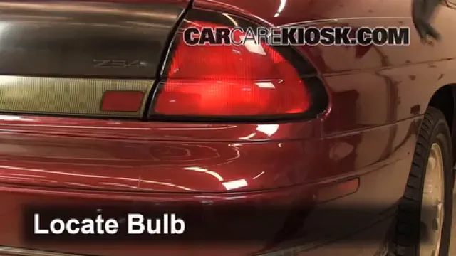 1999 Chevrolet Monte Carlo Z34 3.8L V6 Luces Luz de freno (reemplazar foco)